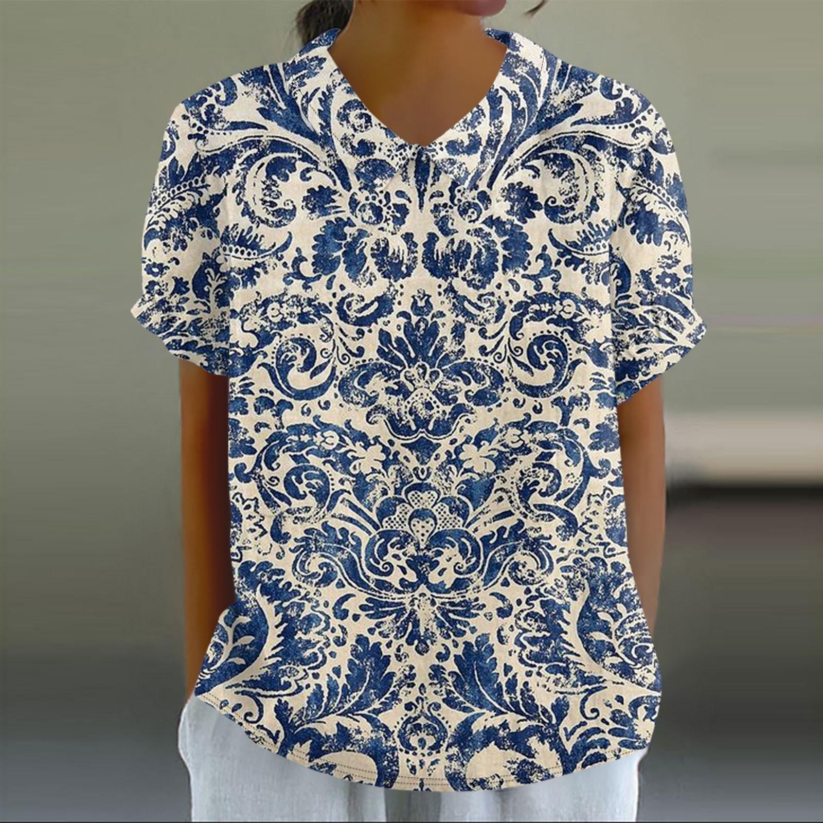 

Топы для женщин, топы с короткими рукавами, женская блузка, летние топы, женские легкие блузки, топы, повседневный пуловер, футболка, базовая рубашка M тёмно-синий