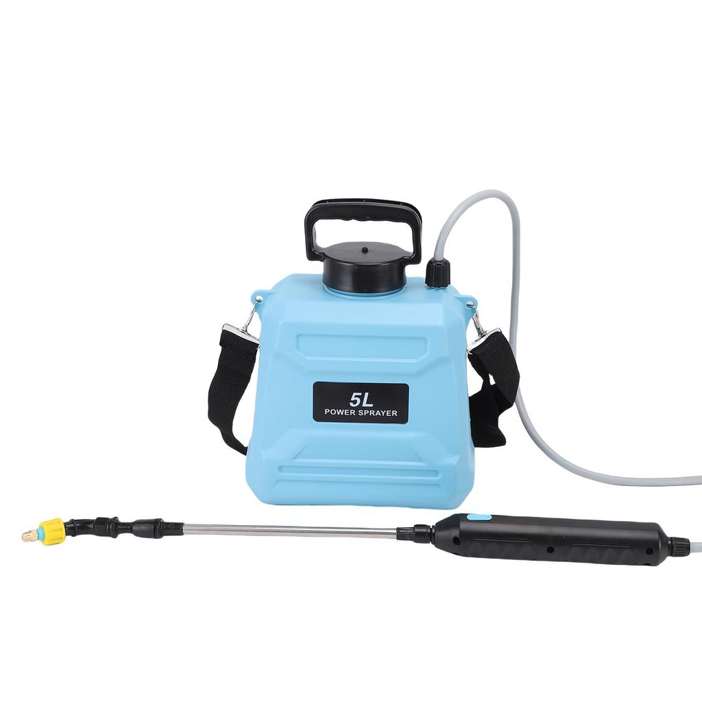 Tuinsproeier 5L Hoge Efficiëntie   Accu Levensduur Elektrische Spuit  met Spuitkoppen Intrekbare Steel voor Schoonmaken Onkruidbestrijding