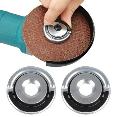 Yousheng Angle Grinder Flange Nut M14 Thread Angle Grinding Tool Flange Nut Quick Clamping Nut Locking Plate Chuck Flange Nut for Angle Replacement