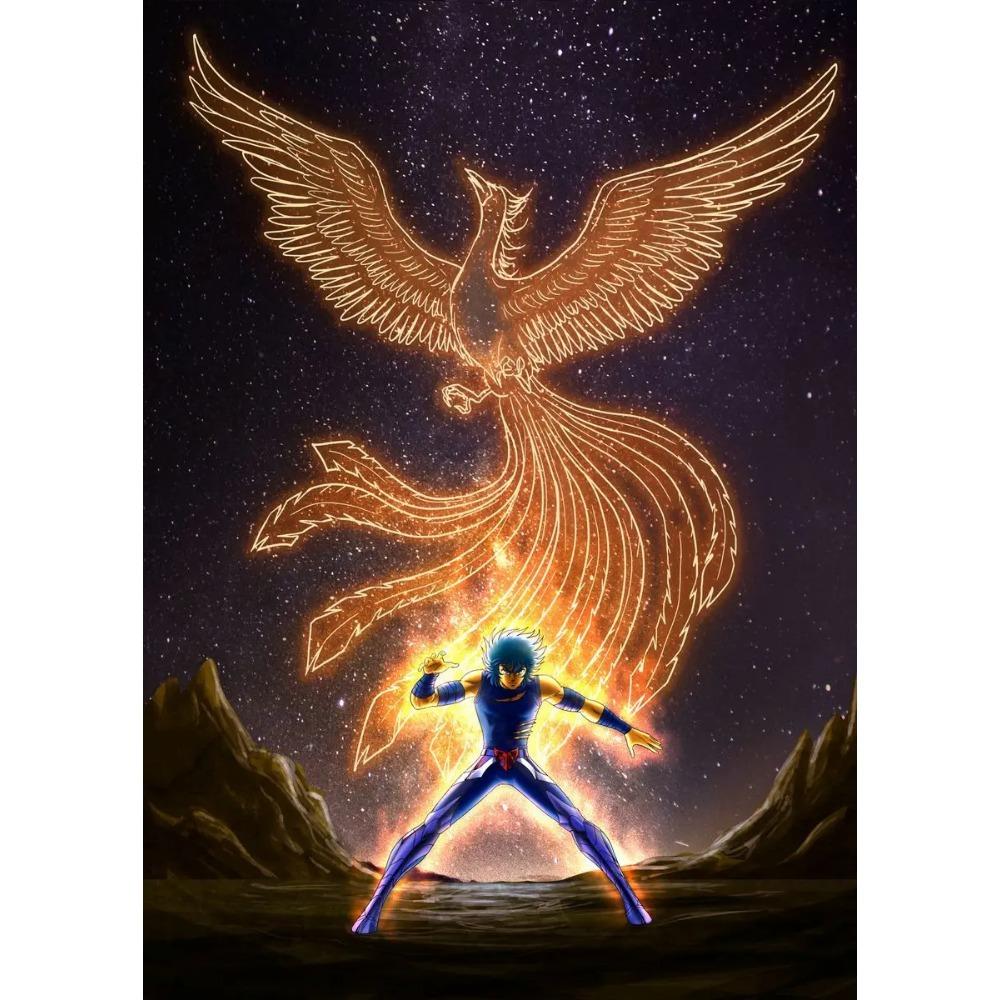 Japanese Anime Zodiac Saints Pop Classic Saint Seiya Rozan Dragon Art Poster Canvas Painting Wall Prints Picture Room Home Decor