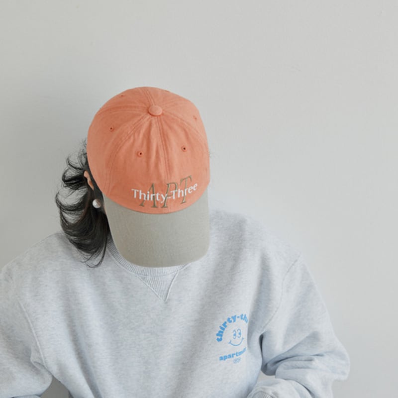 

33apartment 33apt vintage ball cap (peach) free