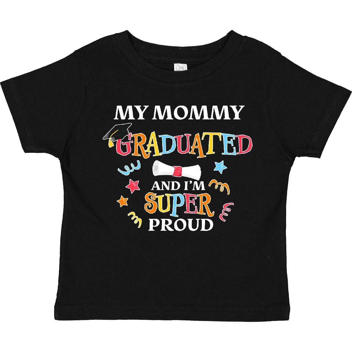 Inktastic My Mommy Graduated And I m Super Proud Toddler T-Shirt School Mom Grad 100
