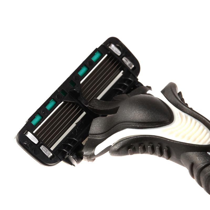 1 ud./3 uds./5 uds. Navaja Manual de Alta Calidad – Cuchillas Afiladas de 6 Capas para un Afeitado Suave y Cómodo para el Aseo Diario y Masculino
