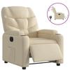 VidaXL Fauteuil Inclinable Électrique, Chaise de Relaxation avec Dossier et Repose-pied Réglables, Siège de Salon, Moderne, 3204581