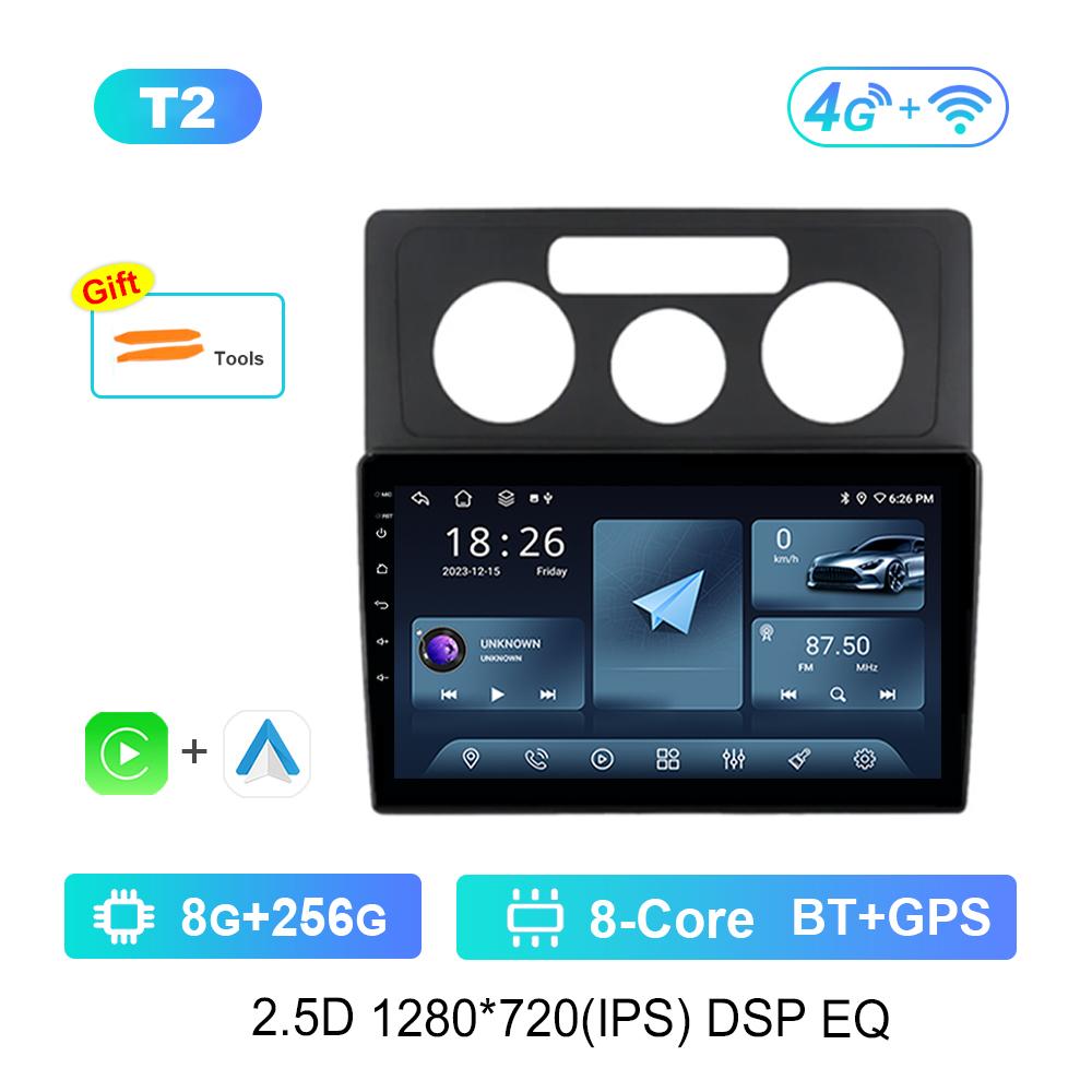 Video Multimedia Player Android Car GPS Navi 10 '' for VW Volkswagen Caddy 2K 3 2004 - 2010 Carplay WiFi Touch Screen Bluetooth