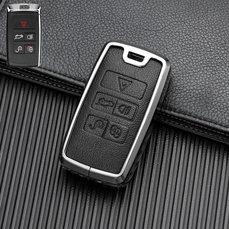 Zinc Alloy Car Remote Key Case Cover Shell Fob for Land Rover Range Rover Evoque Discovery Sport Velar for Jaguar XE E-PACE XF