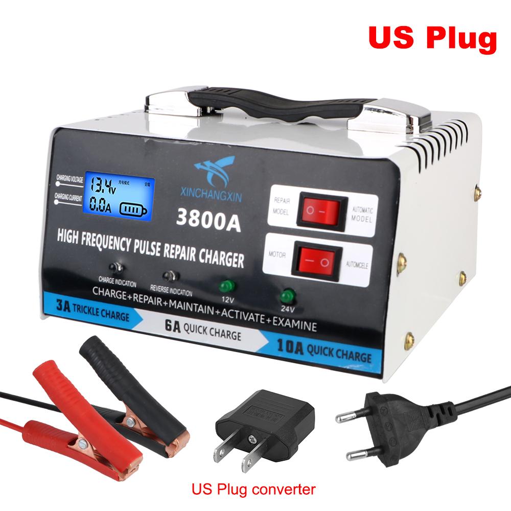 24V 12V Car Battery Chargers Full Automatic Pulse Repair For Lead Acid Batteries Household Storage Cell Charger High Power 300W