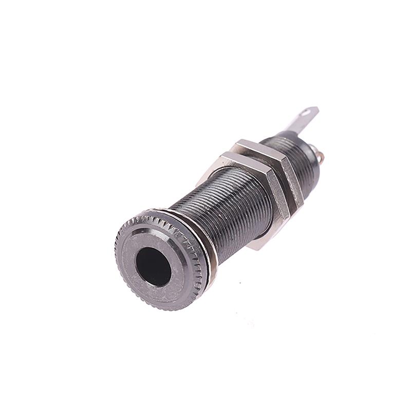 Chitară Electrică Bas Mufă 6.35Mm Stereo 1/4 Inch Mufe de Ieșire Mufă Alamă Stil Tub Drept Mufă Anti-Zgomot Soclu