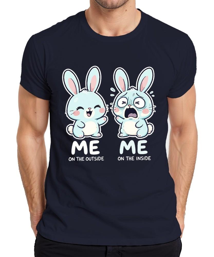 Me On The Outside Me On The Inside Cute Bunny Easter Gift Unisexs Tshirt S