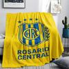 1Pc Rosario Central Print Flannel Blanket High Quality Warm Comfortable Cover for All Seasons Perfect for Gifts Home Decor