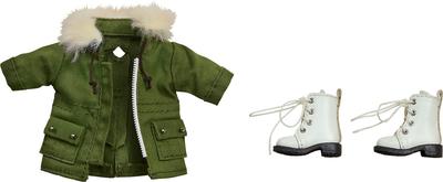 Nendoroid Doll Warm Set Boots Mod Coat & [Khaki]