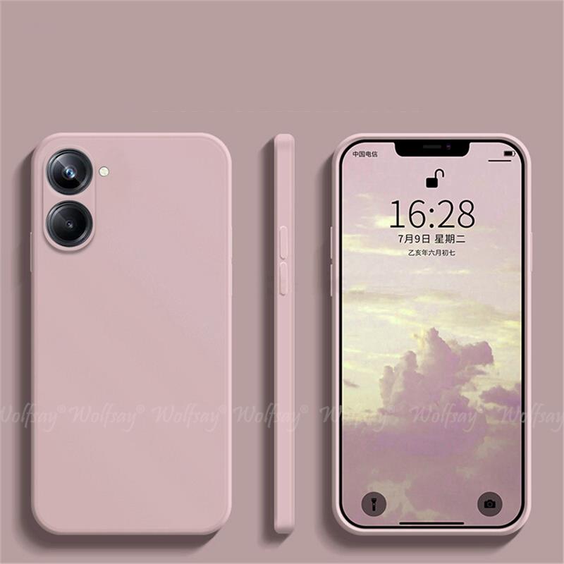 For Realme 10 Pro Case Liquid Silicone Rubber Protector Phone Case For Realme 10 Pro Cover For Realme 10 Pro Plus Case