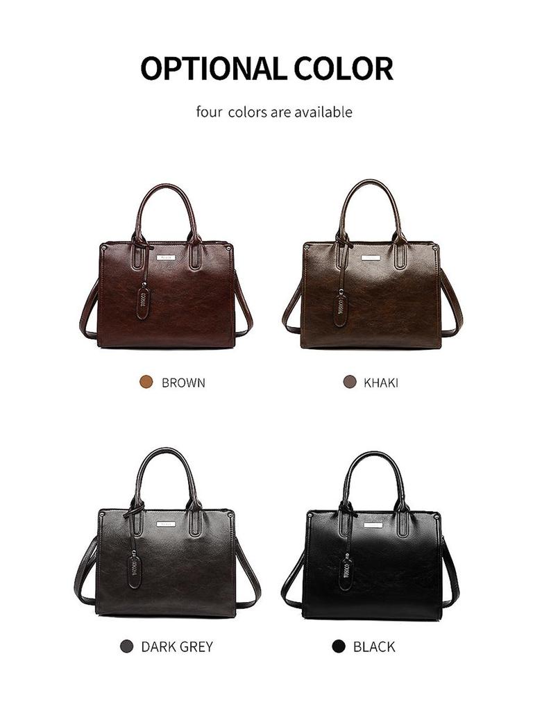 Women's 2025 Trendy Large Capacity Casual Tote Handbag & Crossbody Bag