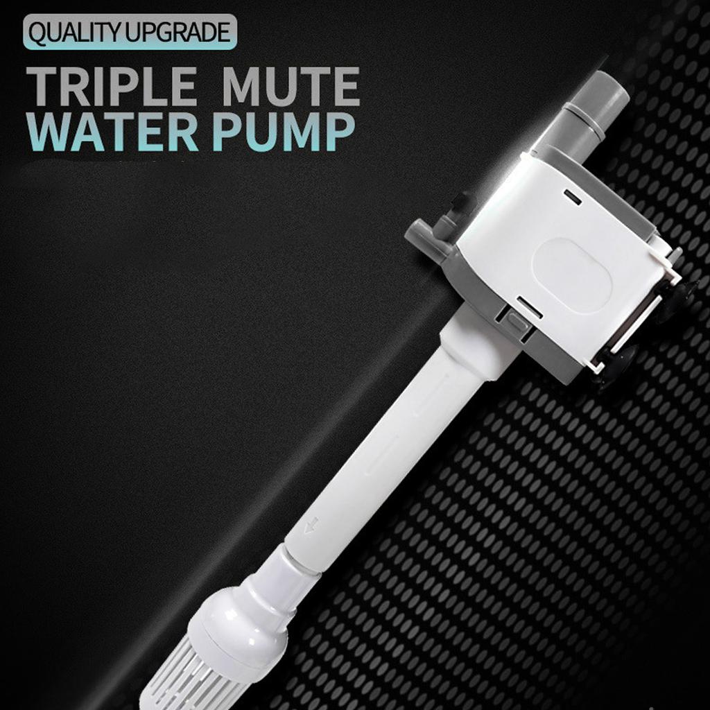 Fish Tank Filter Pump Mute Water Circulation Corrosion Pevention Aquarium Oxygen Pump for Fish UK