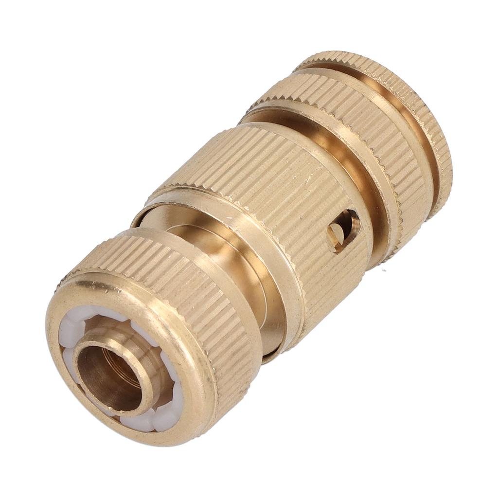 Garden Hose Quick Connect 1 2 Inch Brass Material Removable Wide Range of Applications Durable Hose Connectors