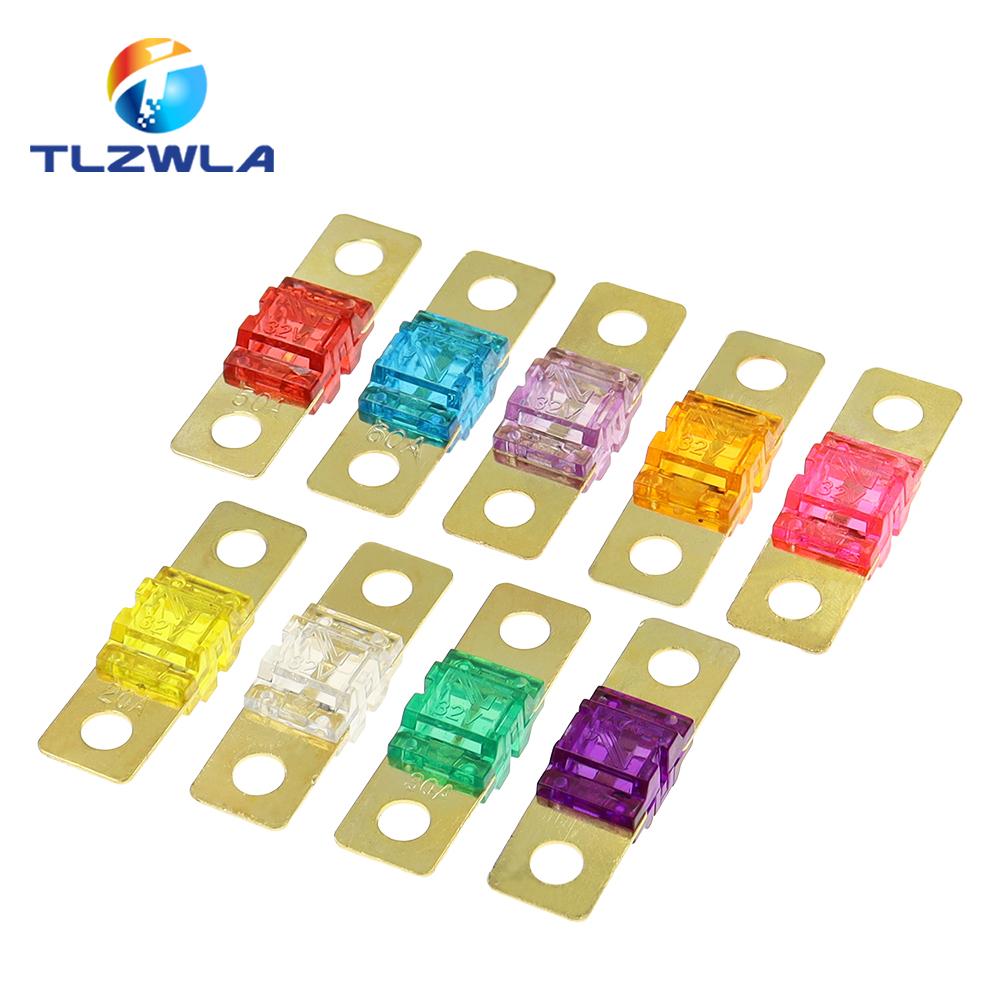 ANS FUSE 20A 30A 40A 50A 60A 70A 80A 100A 125A 150A 175A ANL Gold Plated Stud Car Fuses Mini Car Stereo Audio AFS Fuse Fuse Holders1