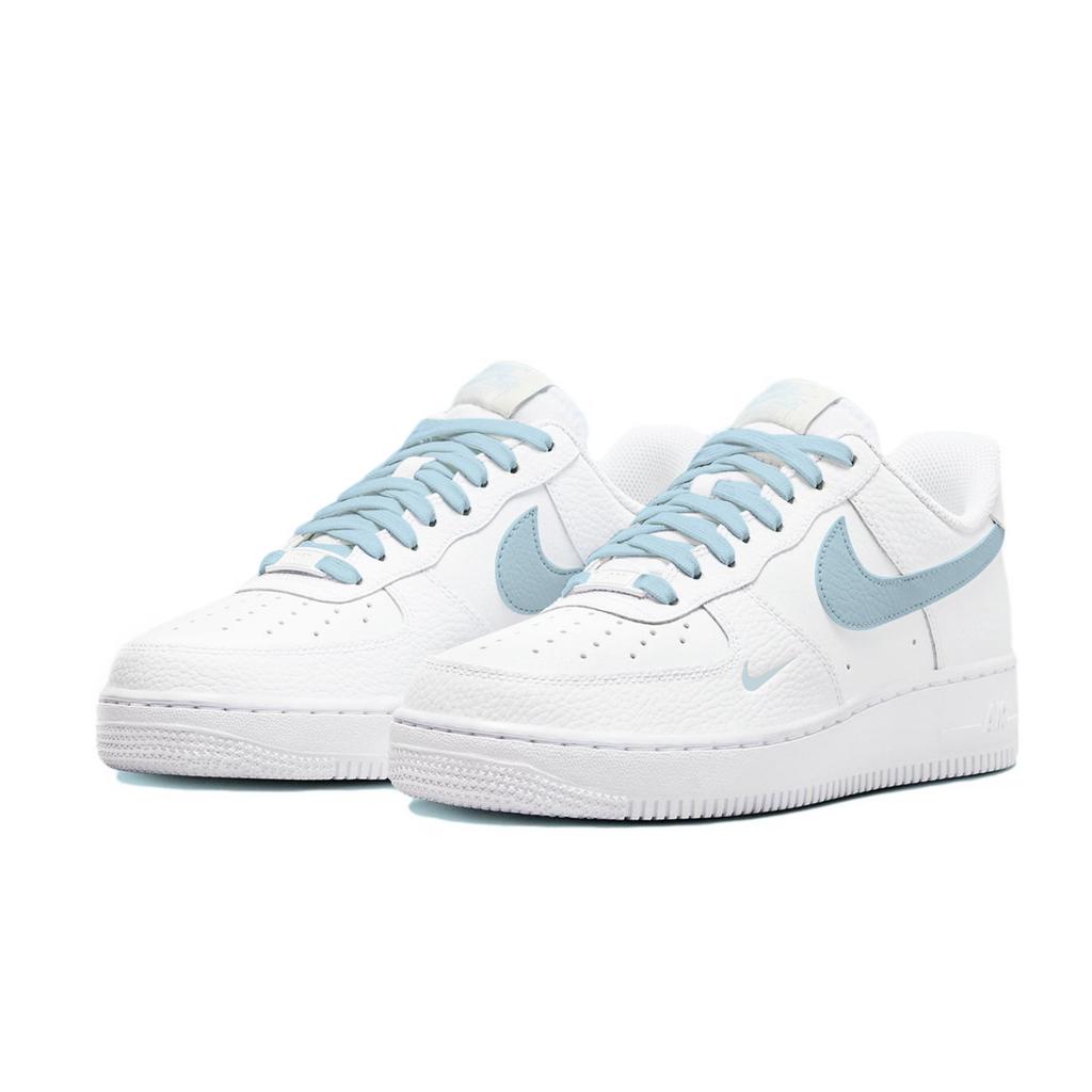 Nike Air Force 1 Slip Resistant Cushioning Abrasion Resistant Low top Skateboard Shoes Unisex Sky Blue HF0022-100(Team676-)
