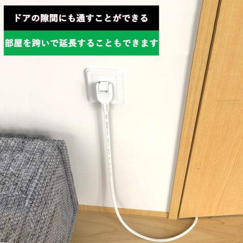 Extension Cord 3m 1 Port 1500w PSE Certified Double Covered Clean Wiring Fire Prevention Insulation Cold Resistant Heat Resistant Power Strip 3m Dust