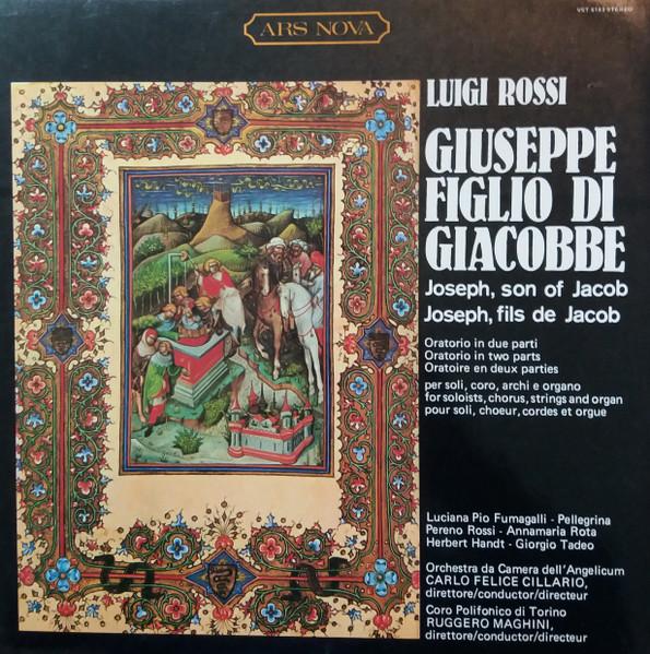 

LP Record LUIGI ROSSI Giuseppe Figlio di Giacobbe VST6163 Ars Nova 1984 Europe Classical Used