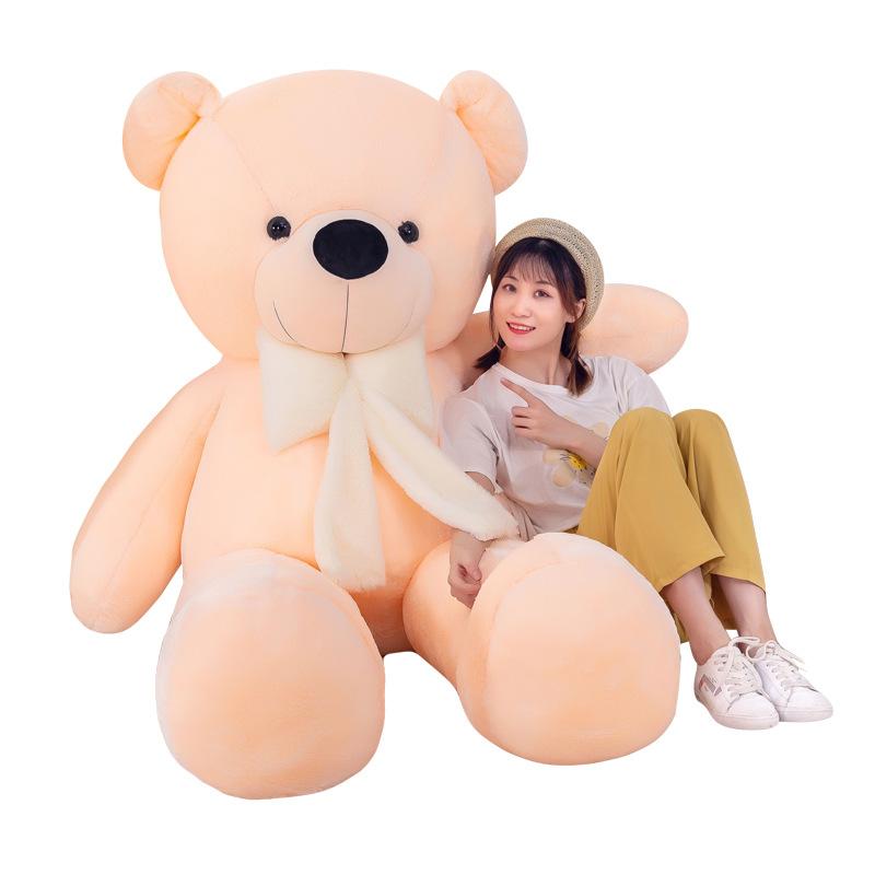 Creative Bow Tie Bear Plush Toy Teddy Bear Doll Large Size Hug Bear Pillow Doll Girl Birthday Gift