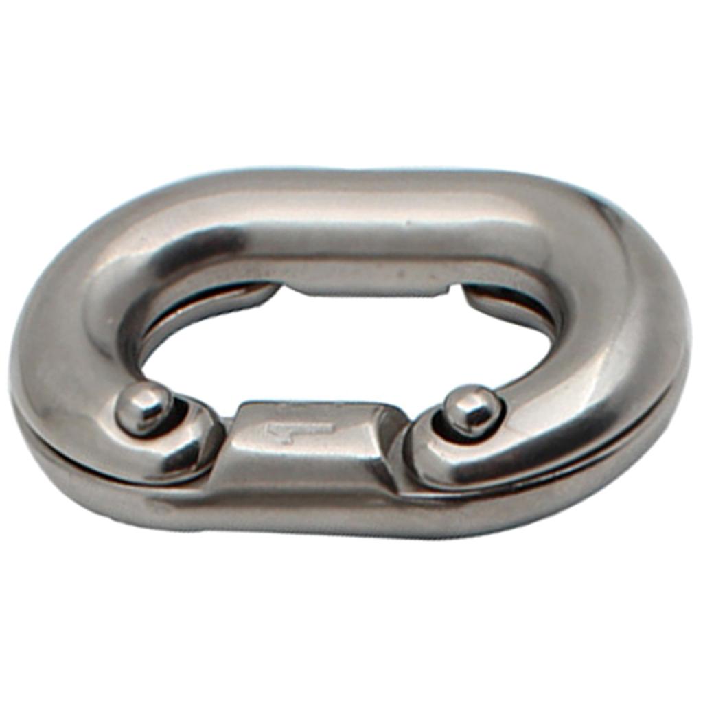 1 Stuk Marine Kwaliteit C-Link Split Verbindingsschakel voor Bootankerketting 316 Roestvrij Staal Heavy Duty Kettingschakel Connector