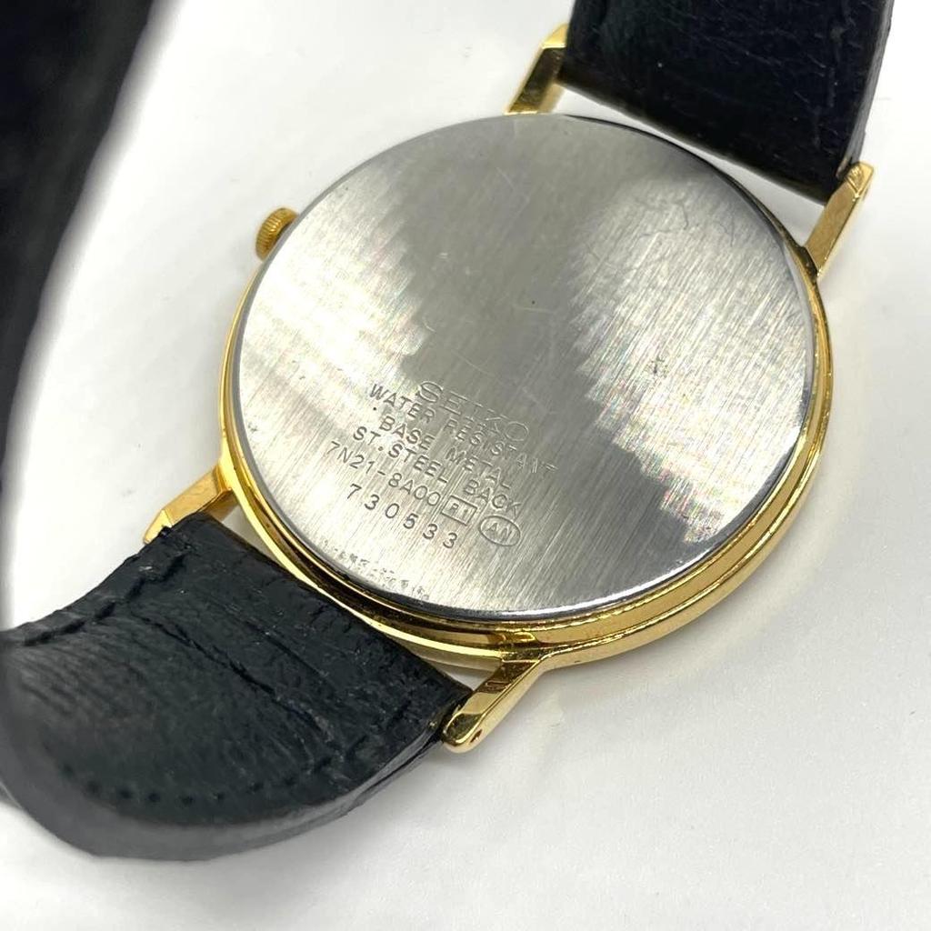 [USED] Immovable SEIKO Olympic 7N21-8A00 Nagano Olympics Wristwatch