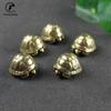 Heavy Ball Shape Turtle Miniatures Figurines Antique Metal Brass Animal Tortoise Small Statue Tea Pet Table Ornament Home Decors
