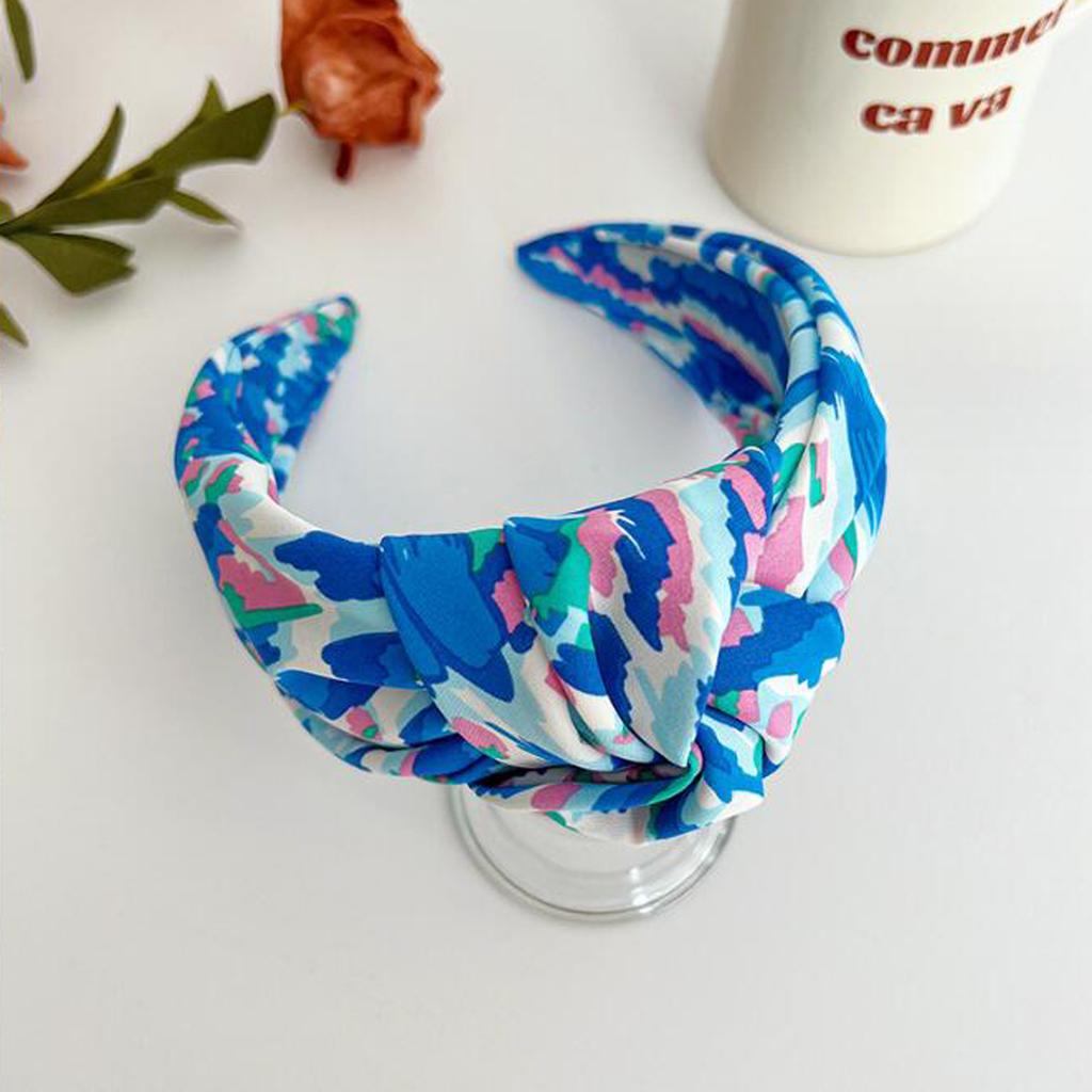 PROLY New Fashion Hairband For Women Over Size Wide Side Headband Camouflage Vivid Cloth Turban Adult Hair Accessories