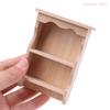 1:12 Puppenhaus Miniatur Hängeschrank Wandregal Aufbewahrungsregal Regal Modellmöbel Wohnzimmer Dekoration Spielzeug