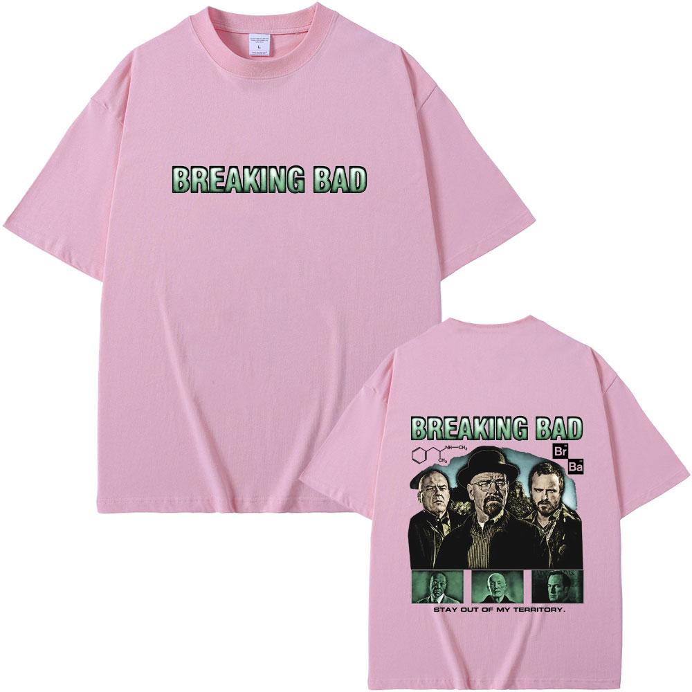 Heisenberg TV Breaking Bad Stay Out of My Territory Tshirt Better Call Saul T Shirts Summer Unisex Women Fashion Oversized Tshirt
