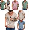 Fashion Men's Casual Tops V-neck T-shirt With Slim Fit And Premium Cotton Blend
