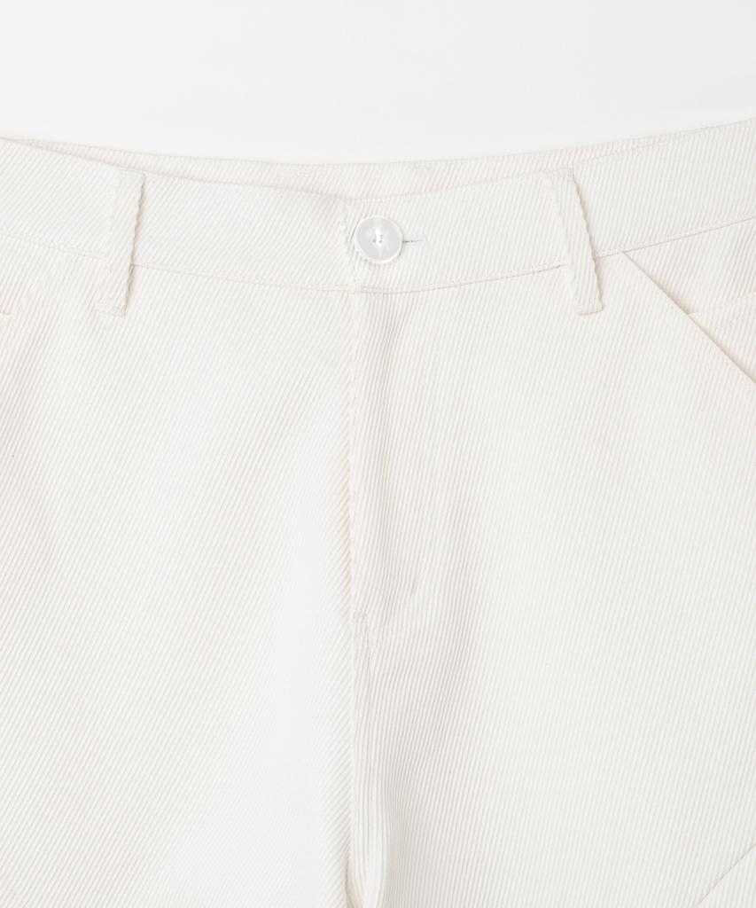 MILLO ARCHIVE Twill Curved Pants [White]