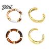 Wrist Layering Set 4Pcs/Set Women Bracelet Opening Adjustable High-Polishing Metal