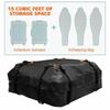 Waterproof Car Roof Cargo Bag Large Capacity Luggage Storage Cube Organizers Foldable For Travel Camping Oxford Fabric