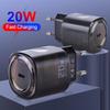 20W Single Port PD Fast Charger, US & EU Standard for Phones