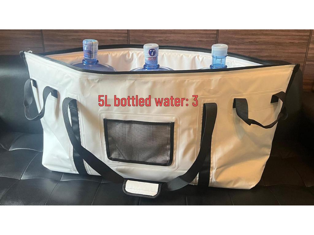 Portable Foldable Fishing Cooler Bag - Insulated & Large, Soft Sided for Tackle and Fish