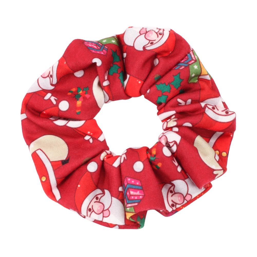 Christmas Hair Ring Set: Snowman, Bells, Santa Hat, Antlers, Candy Cane & Festive Accessories