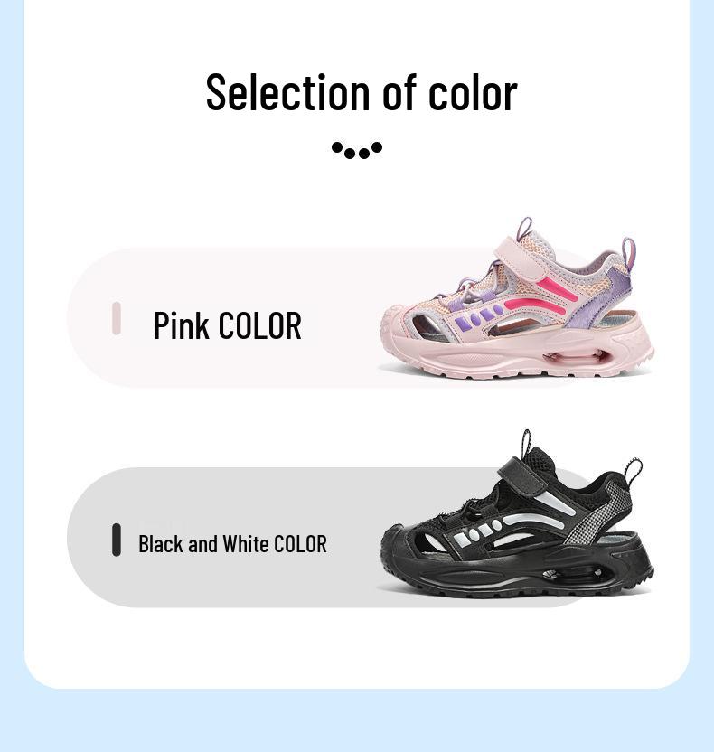 Unisex Kids' Breathable Summer Closed-Toe Sport Sandals