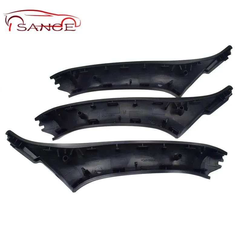 Black Inner Door Panel Handle Pull Trim Cover 51417225873,51417225851,51417225852,51417225890 For BMW 5 Series F10 F11 10-16
