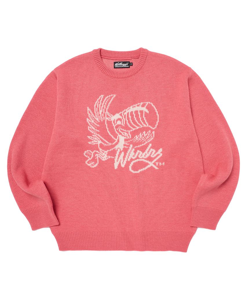 WKNDRS Kelloggs Knit Sweater (Pink)