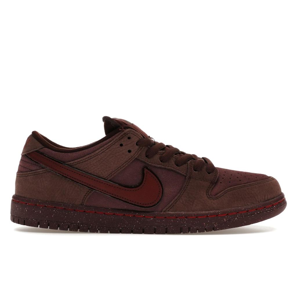 Nike Dunk Low Premium SB Kolekce City of Love - Burgundy Crush Pánské Tenisky Červená Tmavě Červená Zemitá FN0619-600