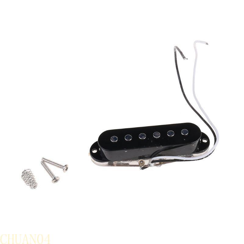 

A1A2 6 Strings Electric Guitar Pickups Single Coil Bass Black чорний