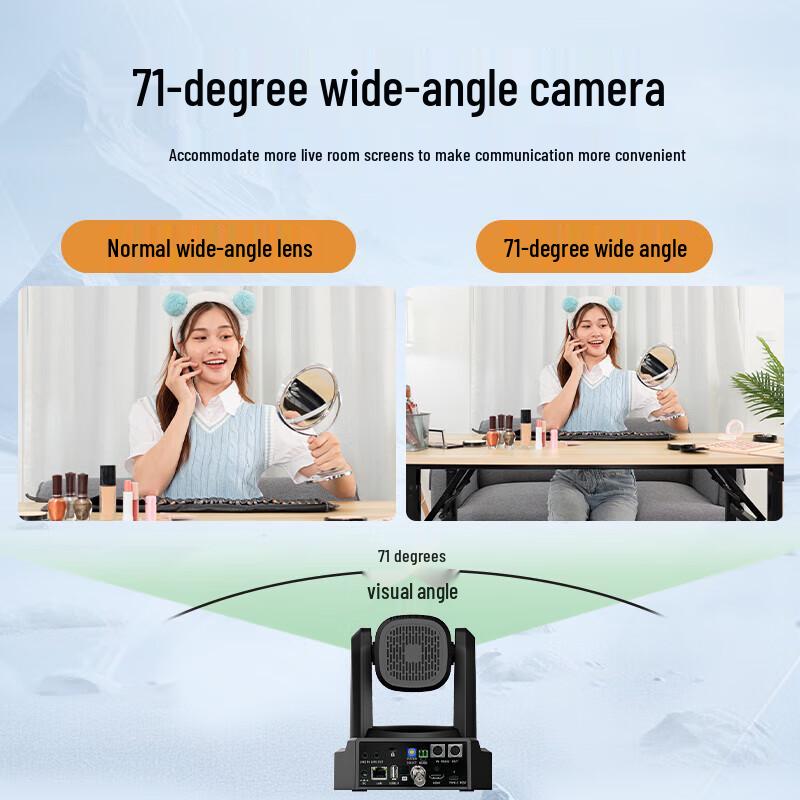 Lenovo 4K AI Tracking 12x Zoom Live Streaming Camera
