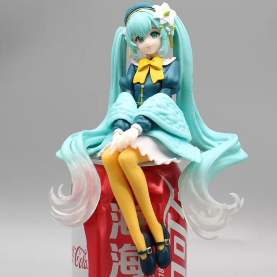Model Toy New Animation Anime Beautiful Girl Hatsune Miku Flower Fairy Hatsune Miku Noodle Stopper Cute Handmade PVC Decorations