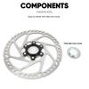 160/180/203MM Centerlock Brake Rotor CENTER LOCK Mountain Bike Brake Disc Rotor 1/2PC Road Bike Heat Dissipation Disc Rotors
