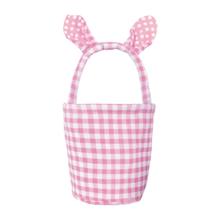 Уникальная полосатая пасхальная корзина для хранения корзина со съемными отделениями портативная с пасхальными кроликами для организации дома розовый 1190₽