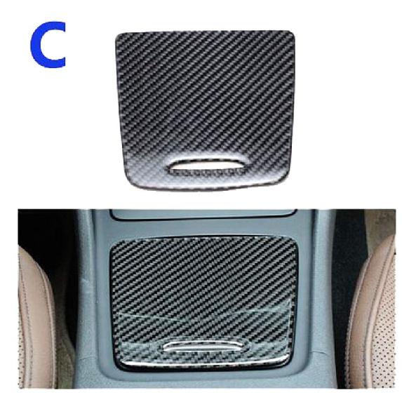 Styling auta Dekorační nálepka centrálního ovládání Mercedes Autopříslušenství Carbon Fiber For Benz GLA CLA200 220 260