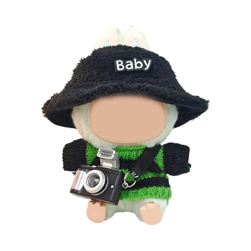 Popular Doll Sweater with Plush Hat and Accessories For Children Creative Pretend Play Game Figure Doll Display Decors