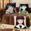 1Pc Maison Ikkoku Cartoon Pillow Case Fashion Square Pillowcase Bedroom Sofa Room Ins Decoration Leisure