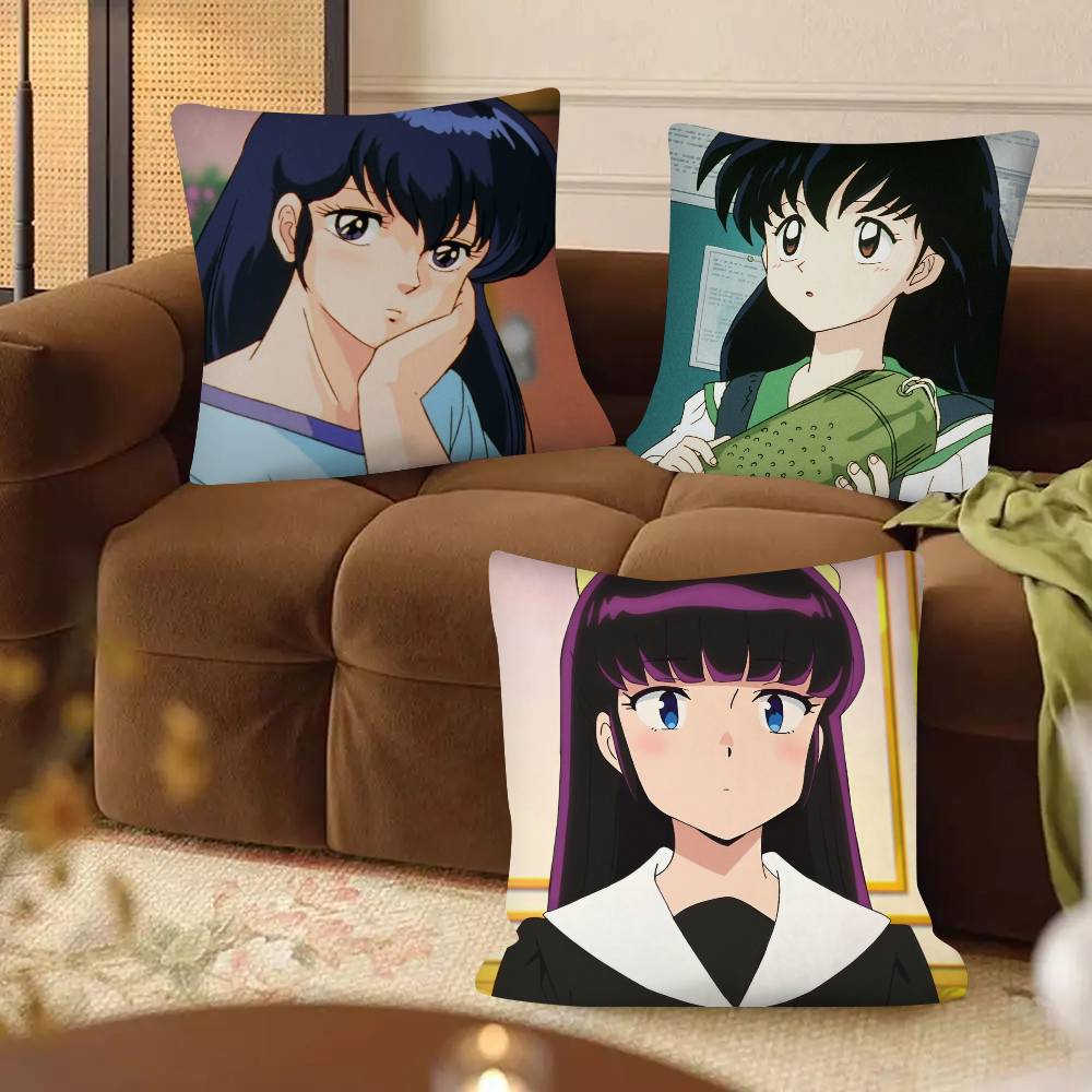1Pc Maison Ikkoku Cartoon Pillow Case Fashion Square Pillowcase Bedroom Sofa Room Ins Decoration Leisure